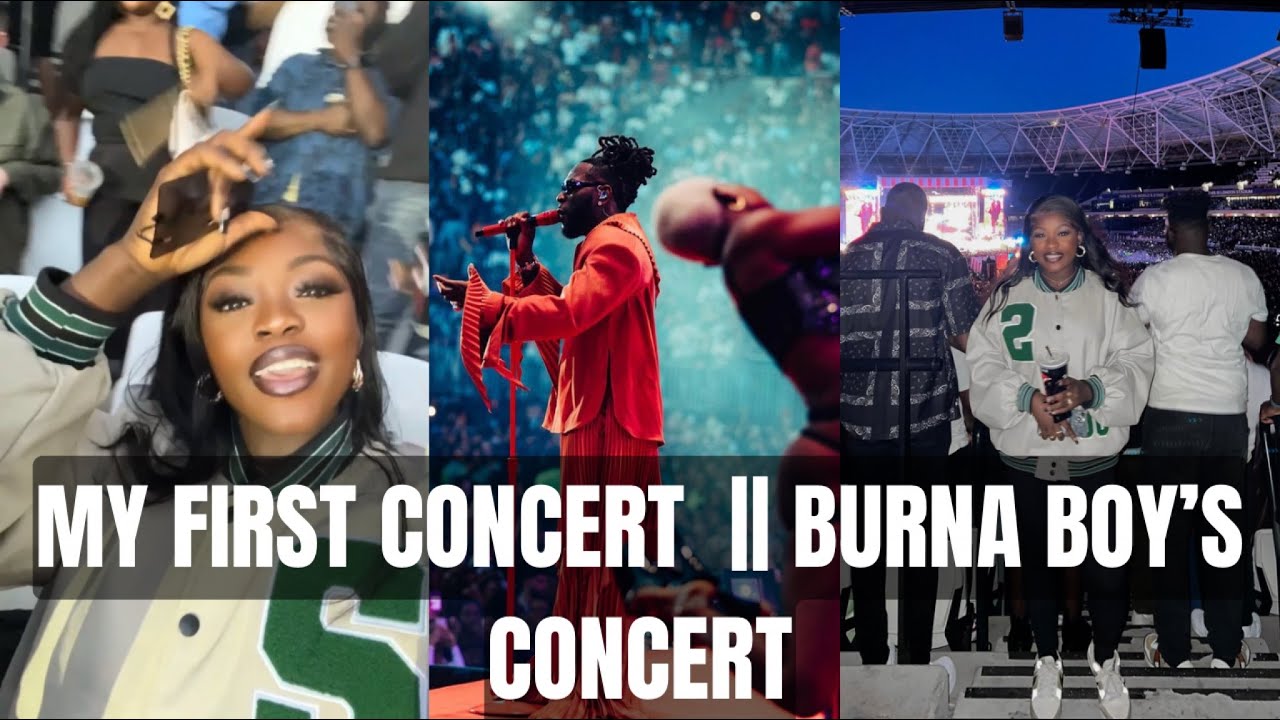 MY FIRST CONCERT ||BURNA BOY SOLD OUT CONCERT AT WEST HAM STADIUM LONDON||Crazy things that happened