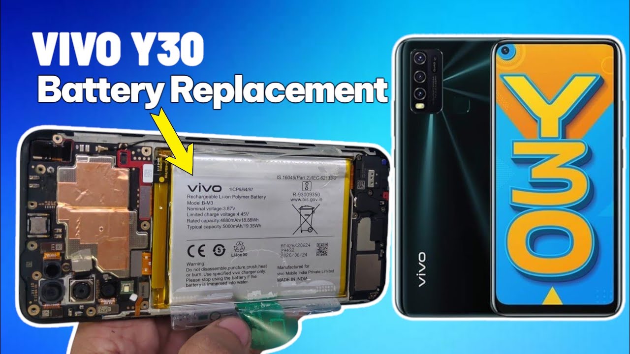 Vivo Y30 Battery Replacement | How to Change Vivo Y30 Battery Step-by-Step #vivo #how #new