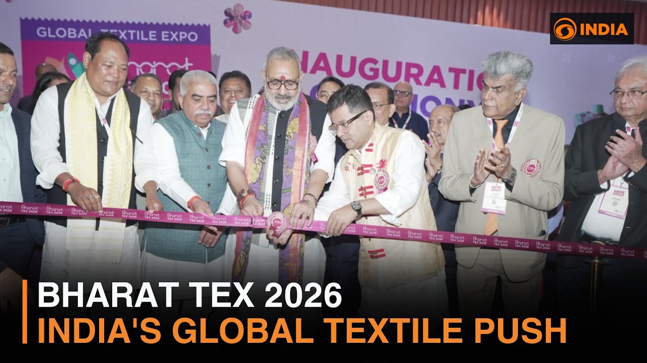 Начало Bharat Tex 2026 | Индия стремится к мировому лидерству в текстильной промышленности | Круп...