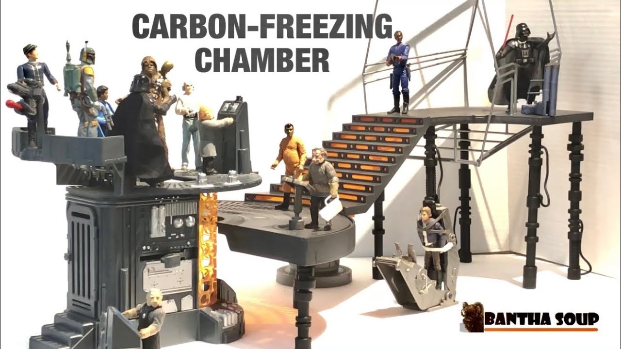 The Vintage Collection - Carbon Freezing Chamber Playset Review  and Customization