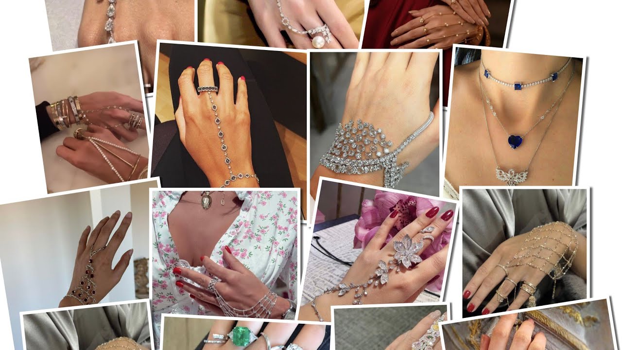 Beautiful hand chain style / decent idea for girls 
