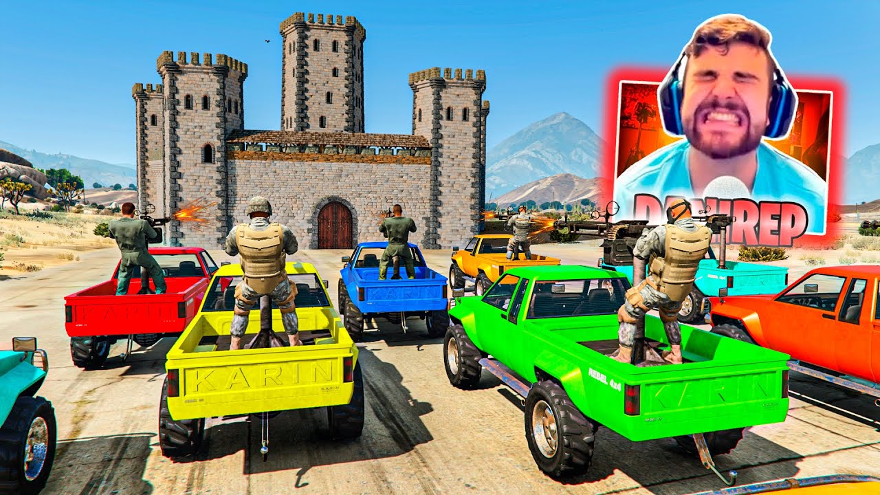 NUEVO MINIJUEGO ESPECTACULAR! ATACAMOS UN CASTILLO!! - GTA 5 ONLINE
