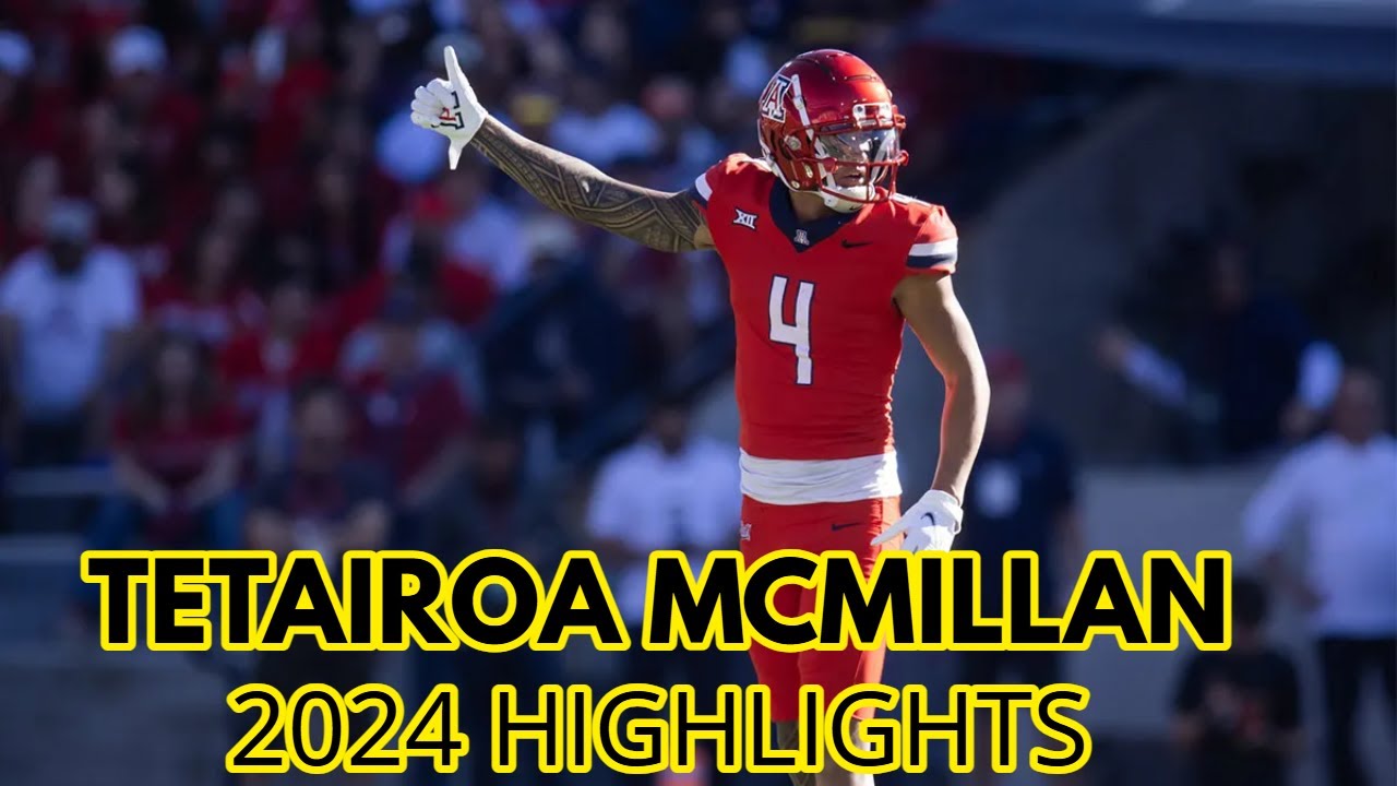 Tetairoa McMillan - Arizona 2024 Highlights
