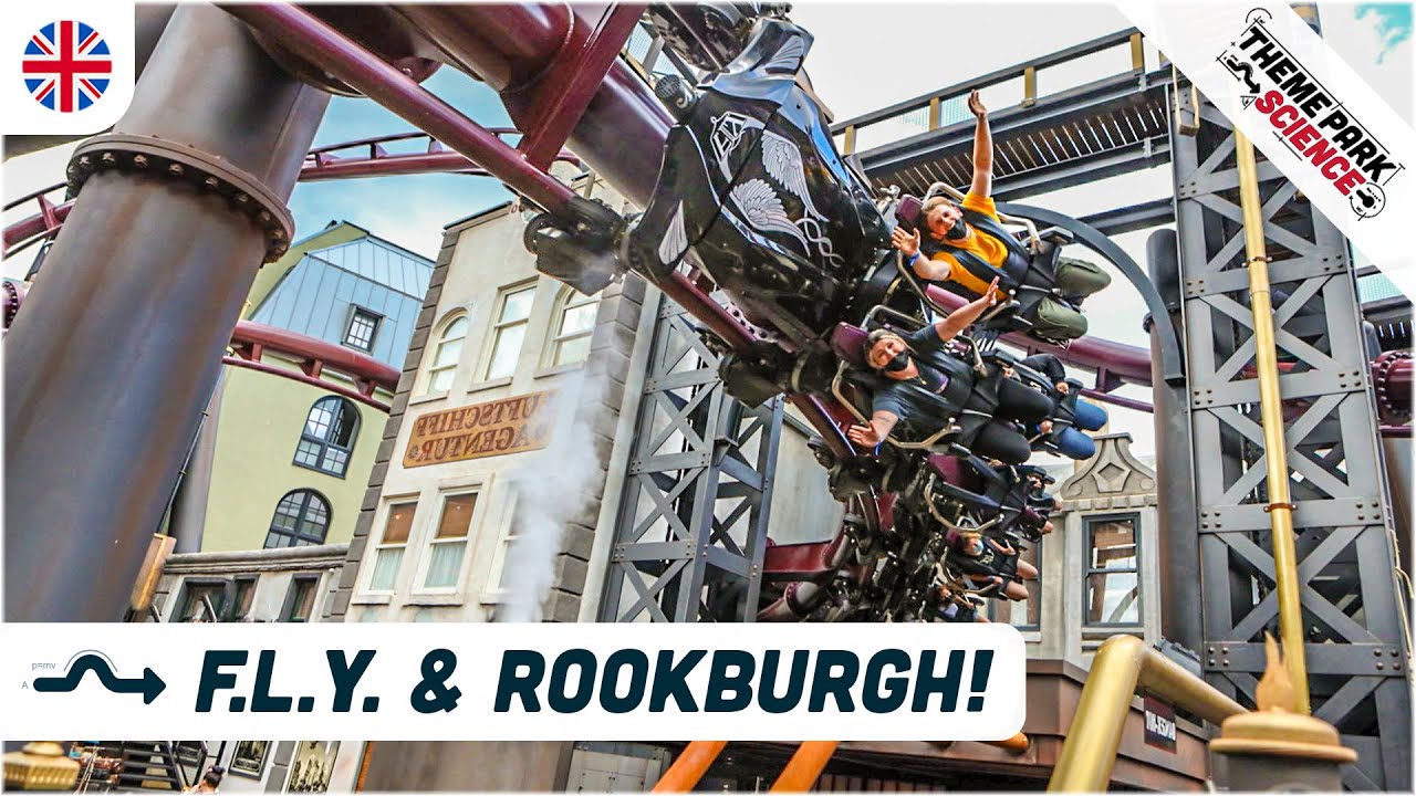 New Flying Vekoma Roller Coaster In Phantasialand! + Official Rookburgh Music!!