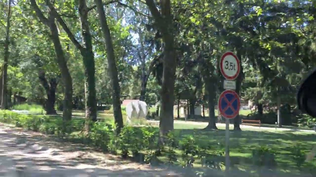 Driving in Hungary: BALATON - Road 7 - Zamárdi to Földvár