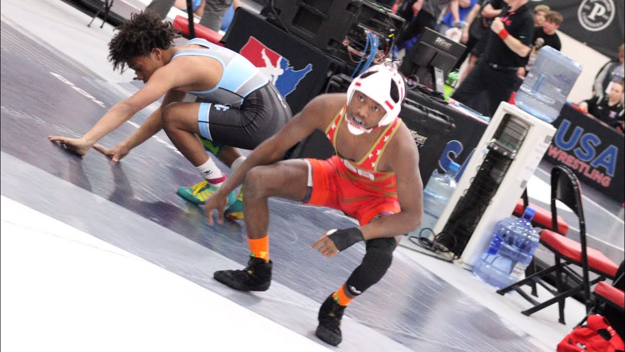 55 kg u17 Cons 32 - U.S. Open Amari Vann, All I See Is Gold Academy vs Tye Johnson, North Carolina