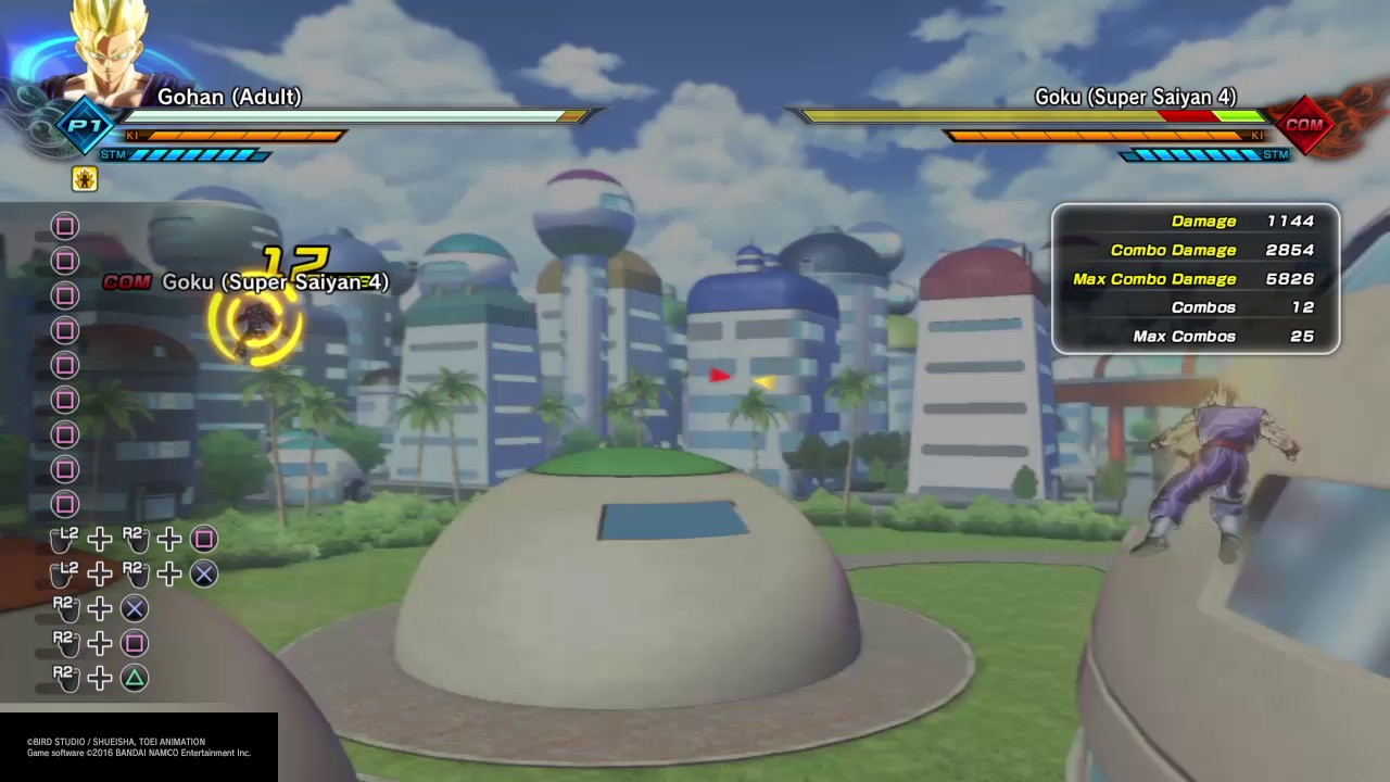 Dragon Ball Xenoverse 2 Adult Gohan Moveset