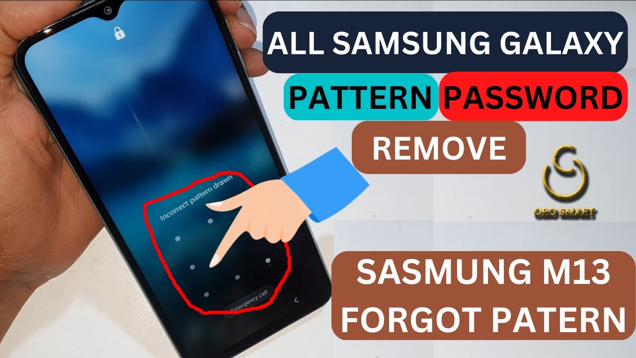SAMSUNG M13 FACTORY RESET | SM_M135F PATERN PASSWORD RESET