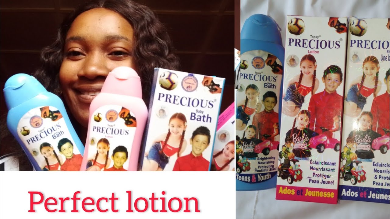 Precious baby lotion review/the best lotion for fair babies..