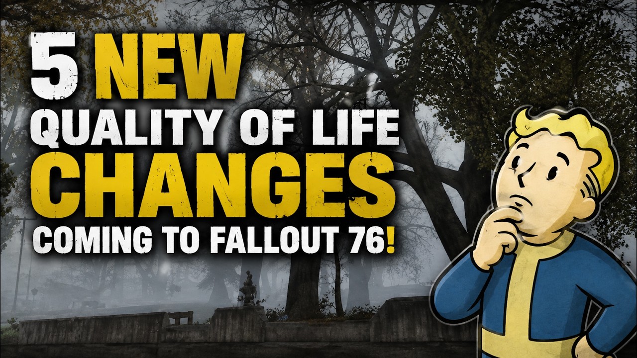 👀 5 НОВЫХ улучшений качества жизни в Fallout 76!