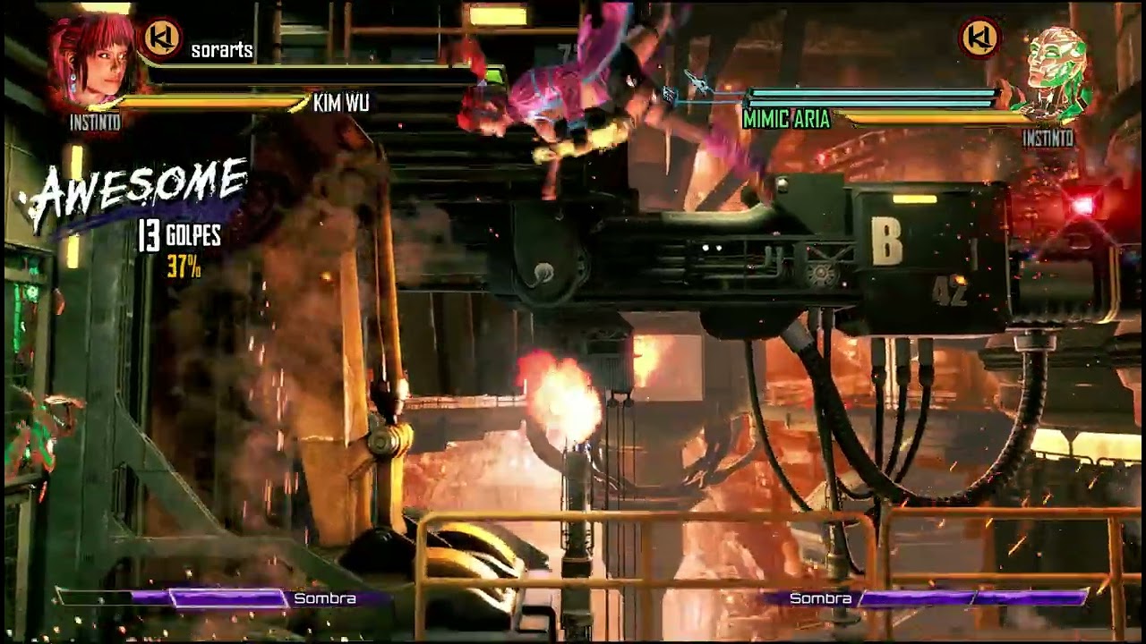 Killer Instinct ultra combo kim wu