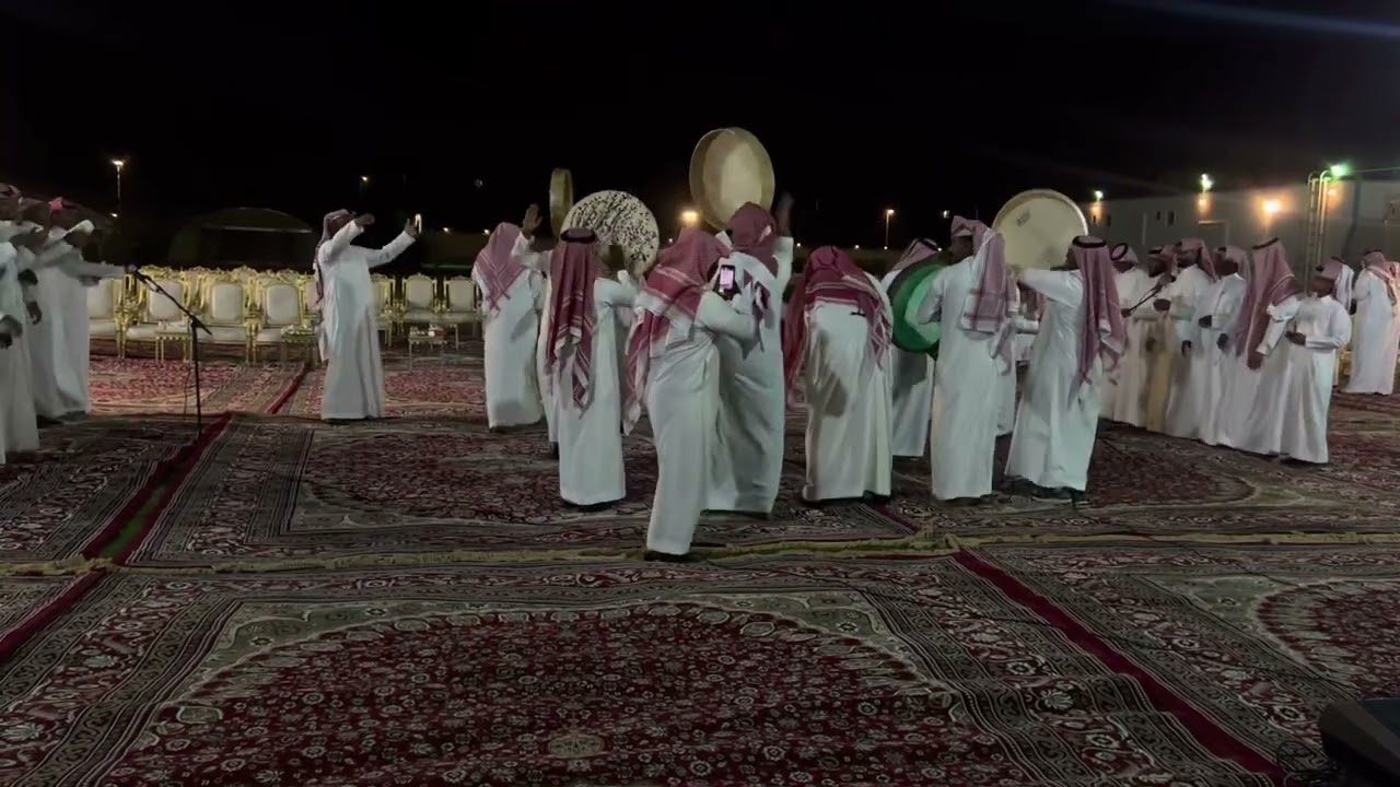 عرضة فرقة النشاما على ساق وقدم