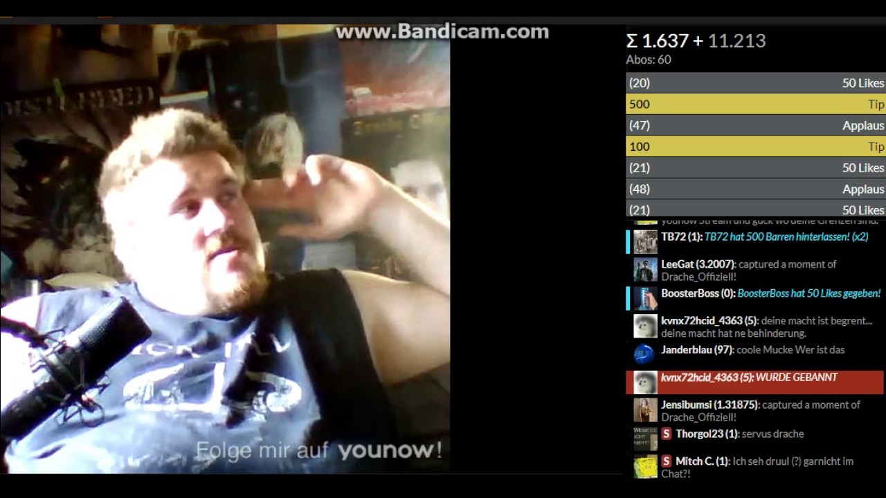 Drachenlord YouNow 10.7.2017 Zusammenfassung / Freundin mit Kind ist da!