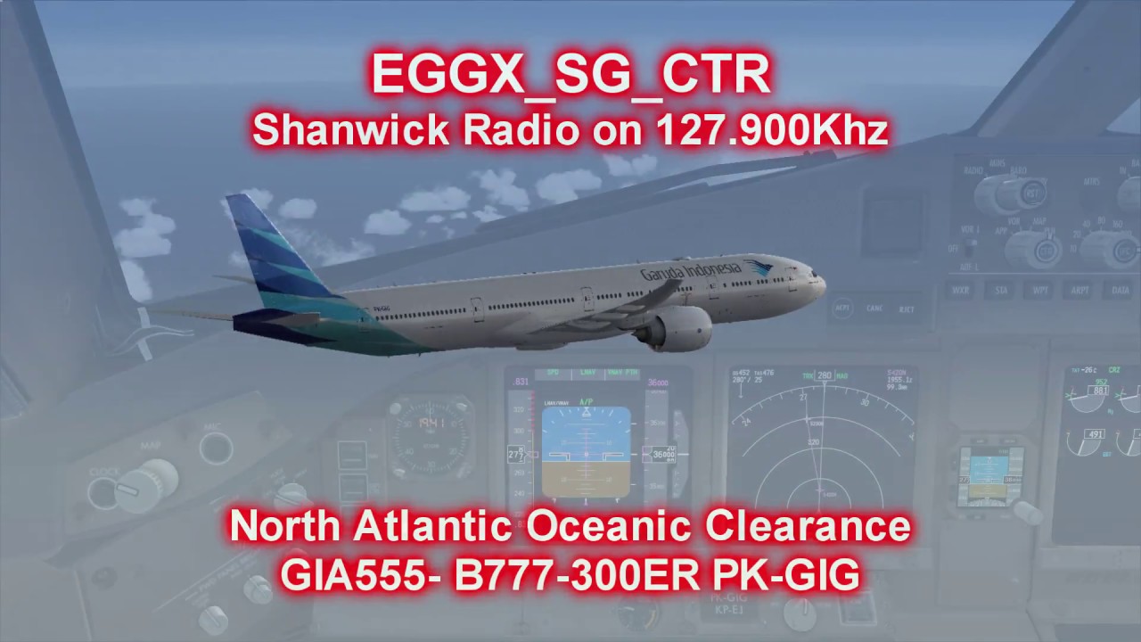 OCEANIC CLEARANCE on IVAO Network || Flight Simulator X