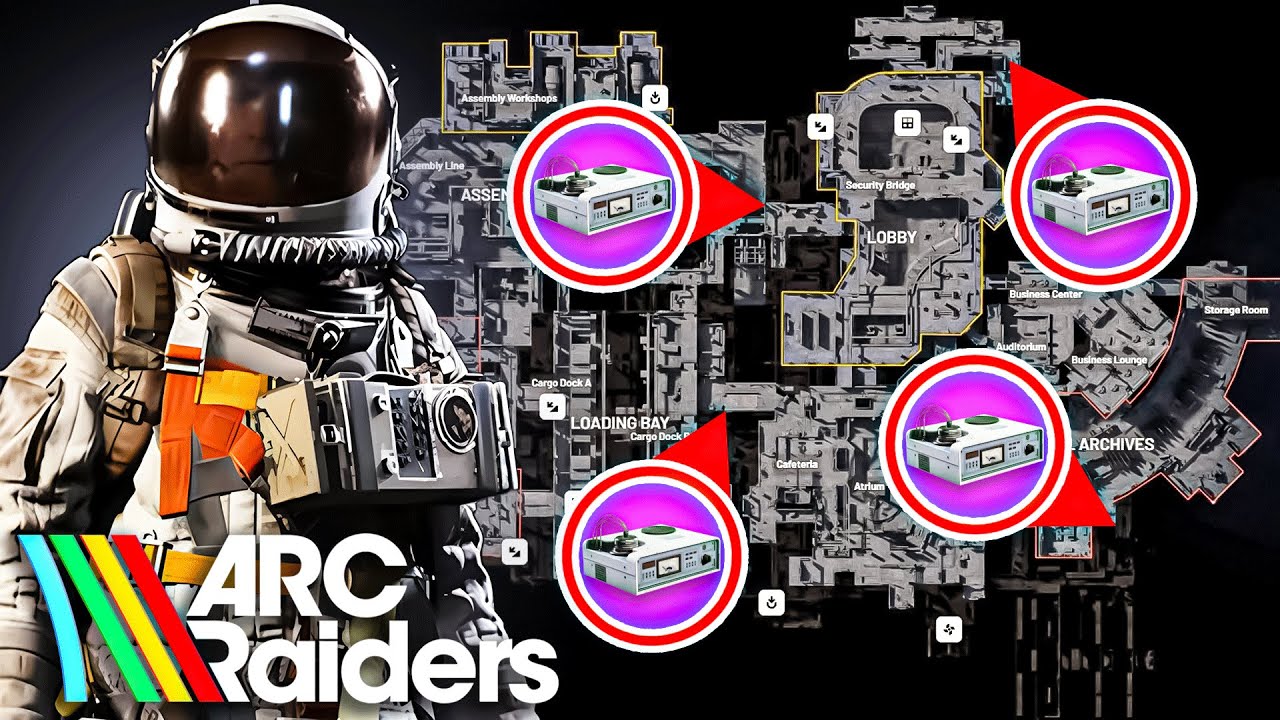 Каждое место распыления ионов в ARC Raiders