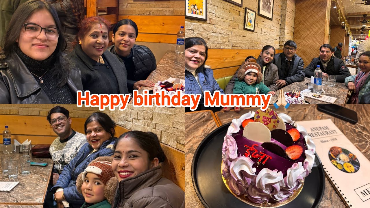Mummy ke birthday mai gaye aaj puri family anupam restorent. Happy birthday mummy 👩 🎂 🍺 