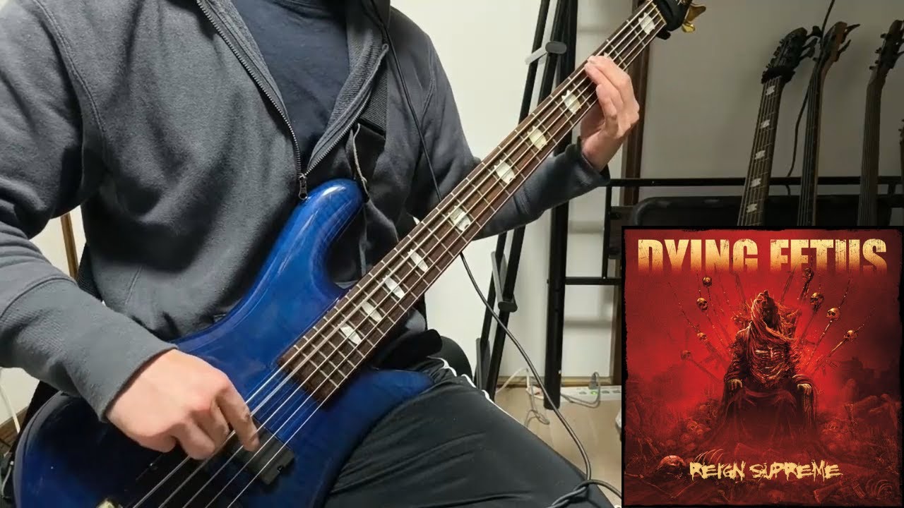 【Full】Dying Fetus - In The Trenches (Bass Cover)