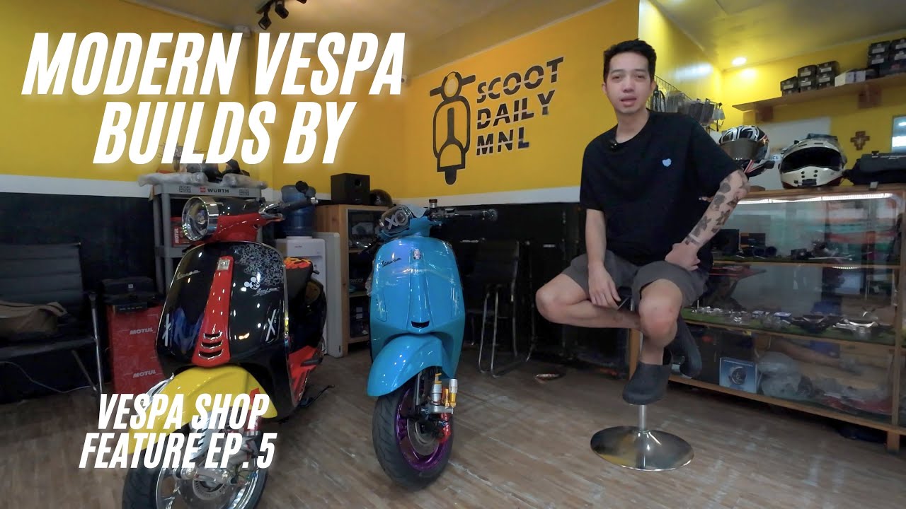 Modern Vespa builds feat Scoot Daily Manila and their Vespa Sprint and the  Primavera Mickey Mouse