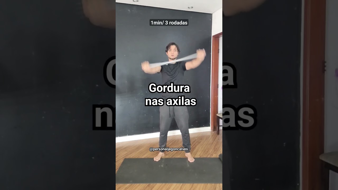 Elimine gordura nas axilas com esse exercício! 
