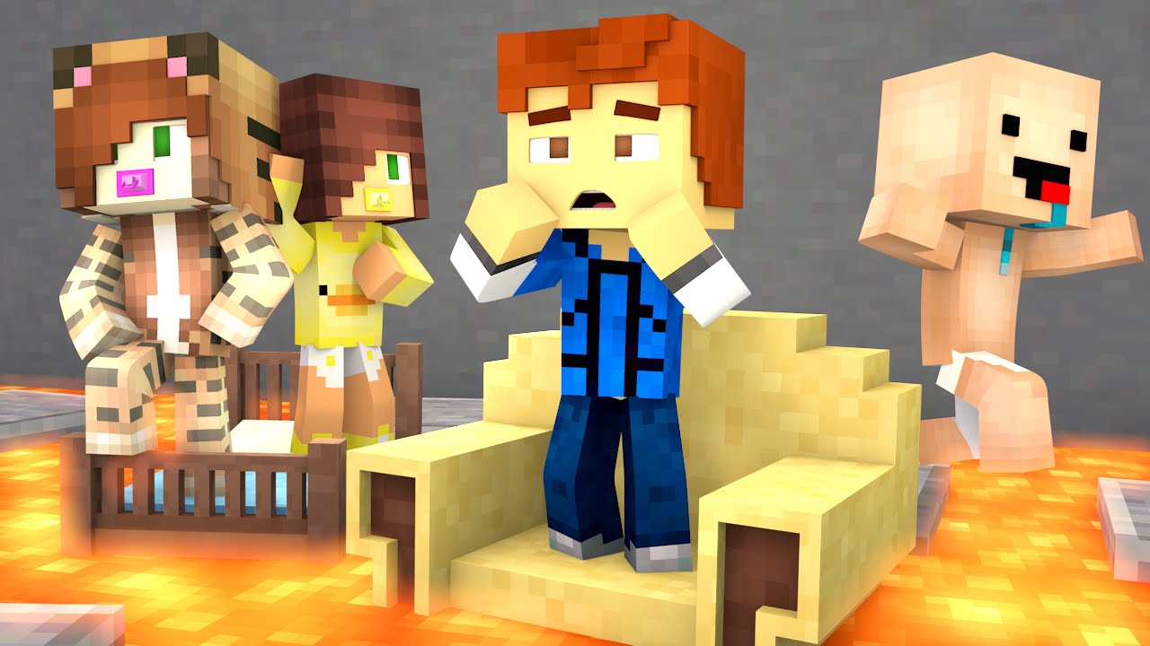 Minecraft Daycare - DONT FALL  !?
