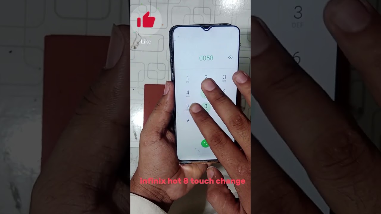 How to infinix hot 8 touch glass replacement