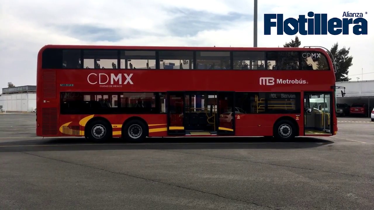 Conoce al Metrobus de dos pisos