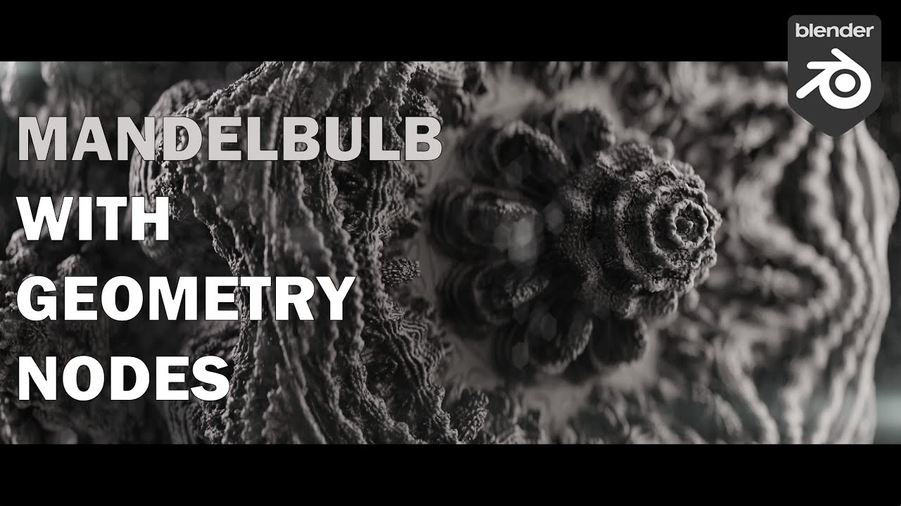 Mandelbulb/Fractals in Blender with Geometry Nodes