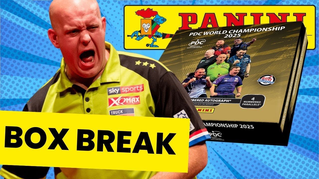 PANINI PDC DARTS WM 2025 TRADING CARDS BOX BREAK 🎯🔥