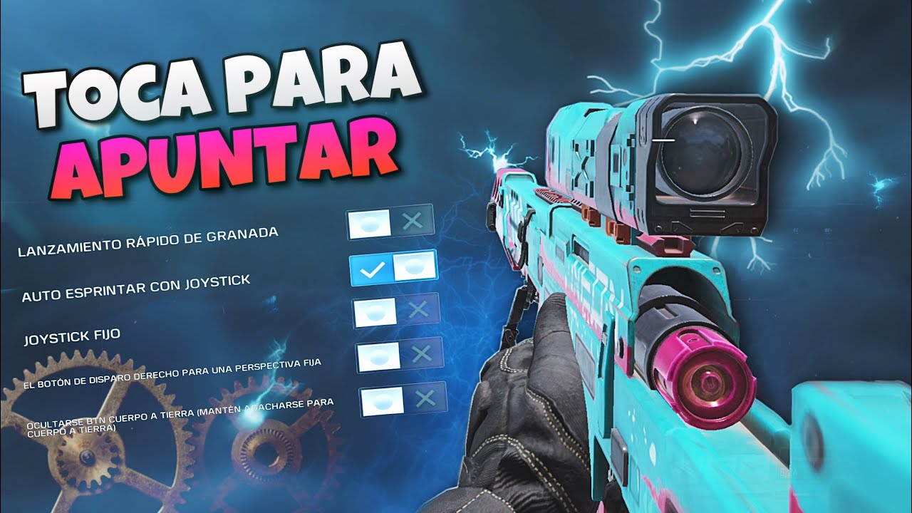 6 CONFIGURACIÓNES PARA SER PRO CON SNIPER COD MOBILE Sensibilidad y puntería