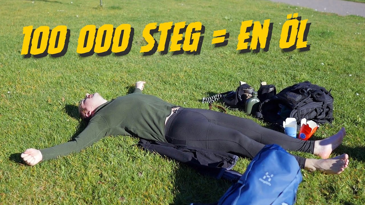 100 000 STEG PÅ EN DAG | Malmö➡️Höllviken➡️Malmö