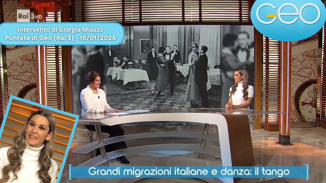 GIORGIA MIAZZO nel Programma GEO di Rai 3 - 15/01/2026