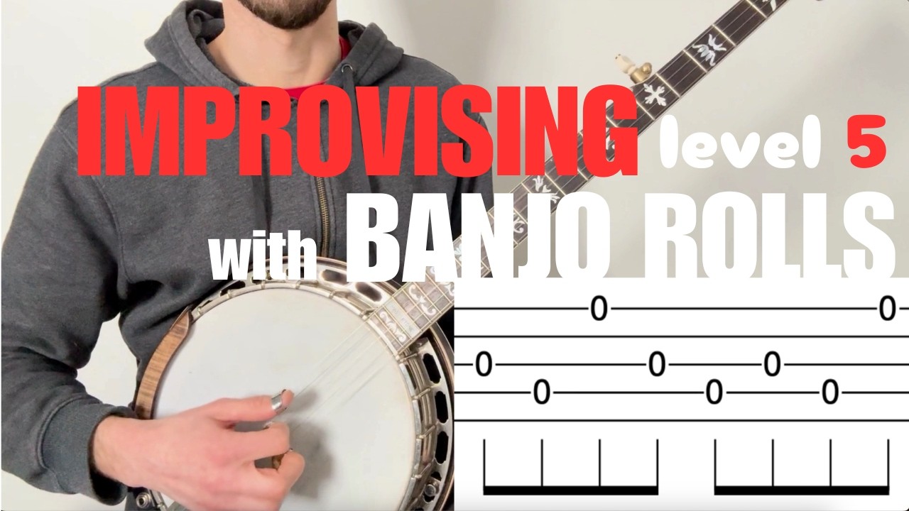 Pt 5/10: Improvising w/Bluegrass Banjo Rolls