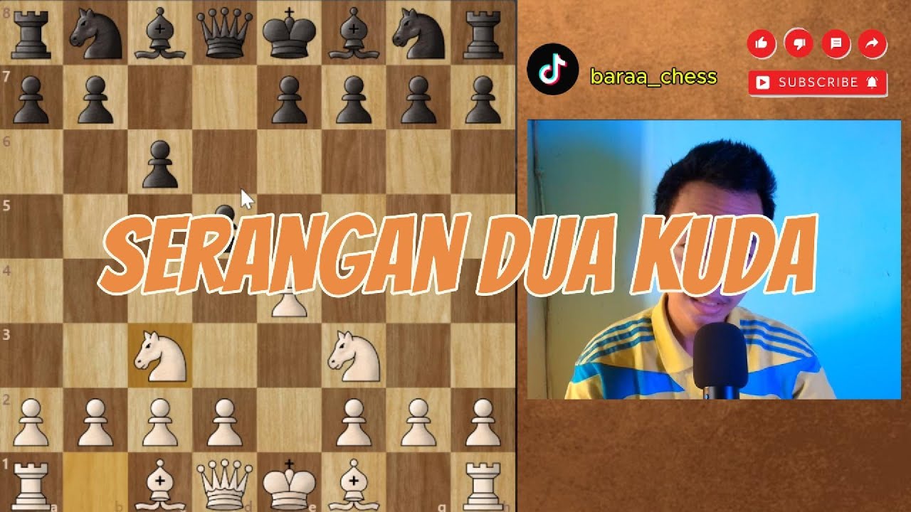 CAROKANN DEFENSE TWO KINGHTS ATTACK #baraachess #shorts