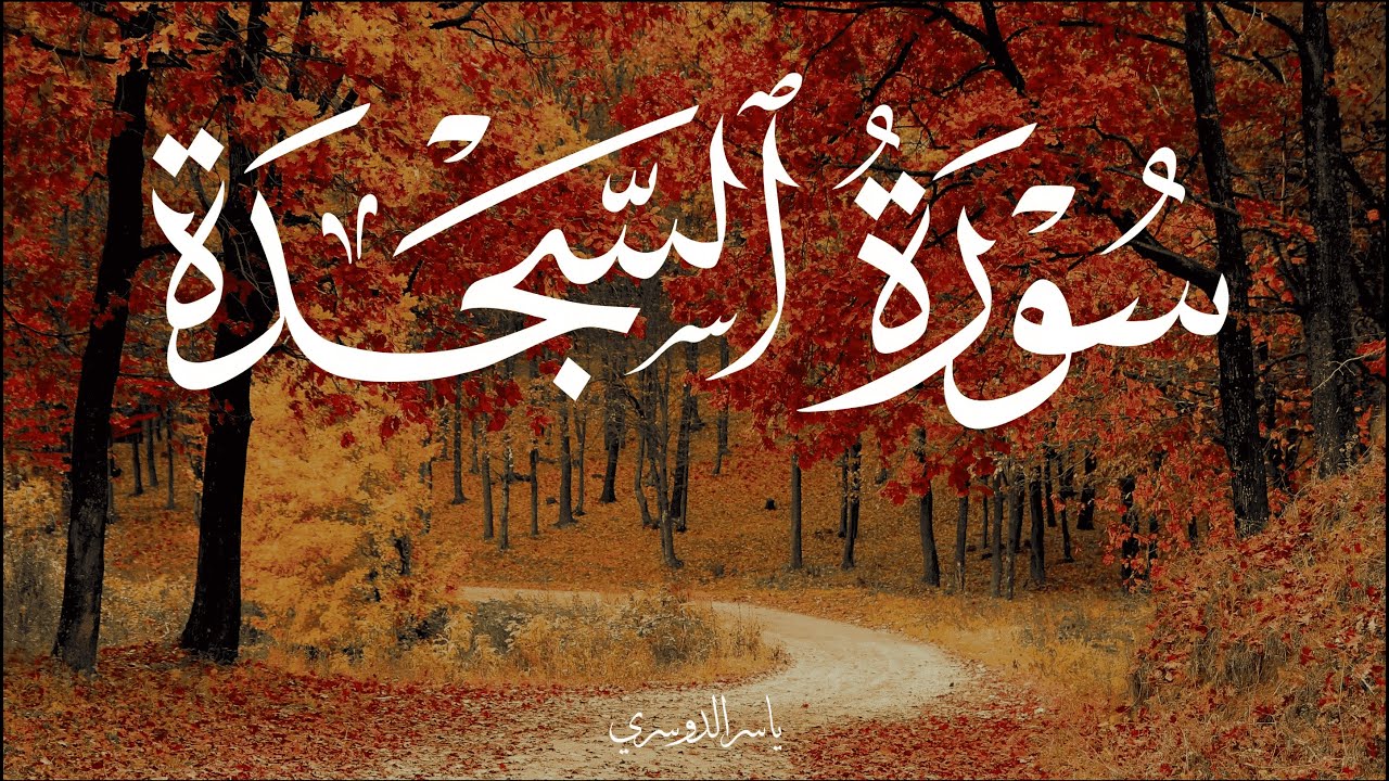 سورة السجدة بصوت الشيخ ياسر الدوسري
