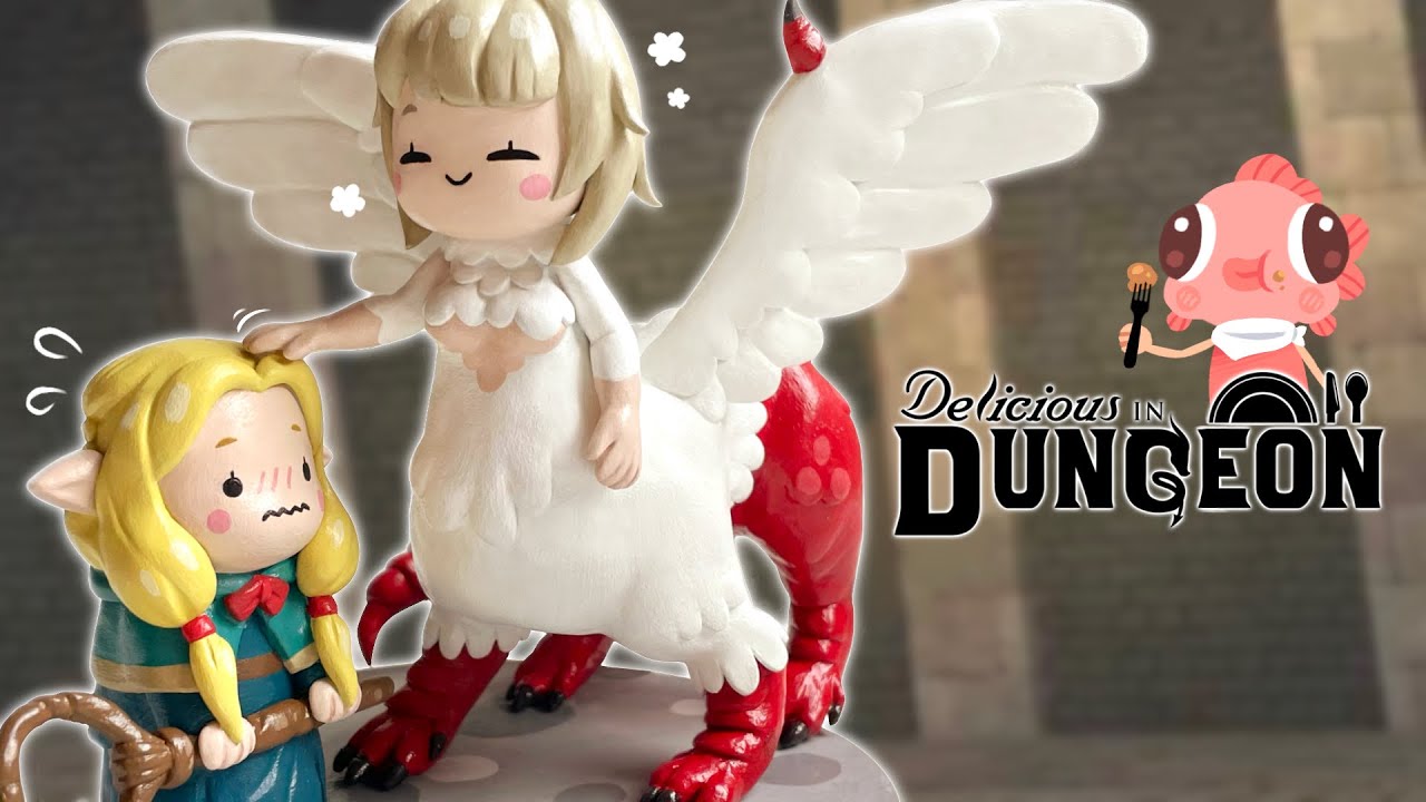 Я вылепил фигурку Dungeon Meshi!! при участии Farcille