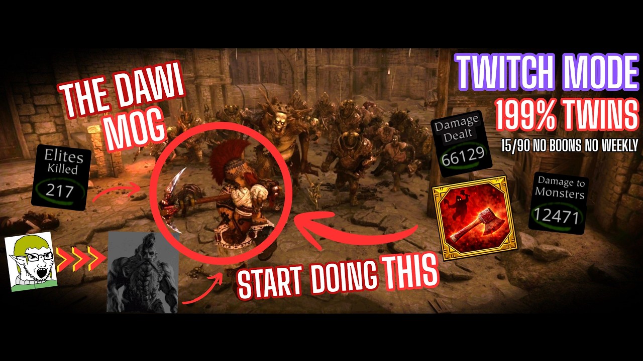 Aura Farming Build | Twins Twitch | Slayer Dawi Drop Build | Warhammer Vermintide 2