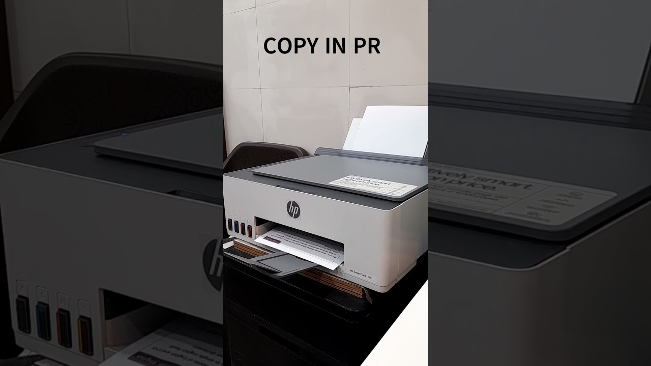 How to make a color copy? | HP SMART TANK 580 PRINTER REVIEW | #hp #printer