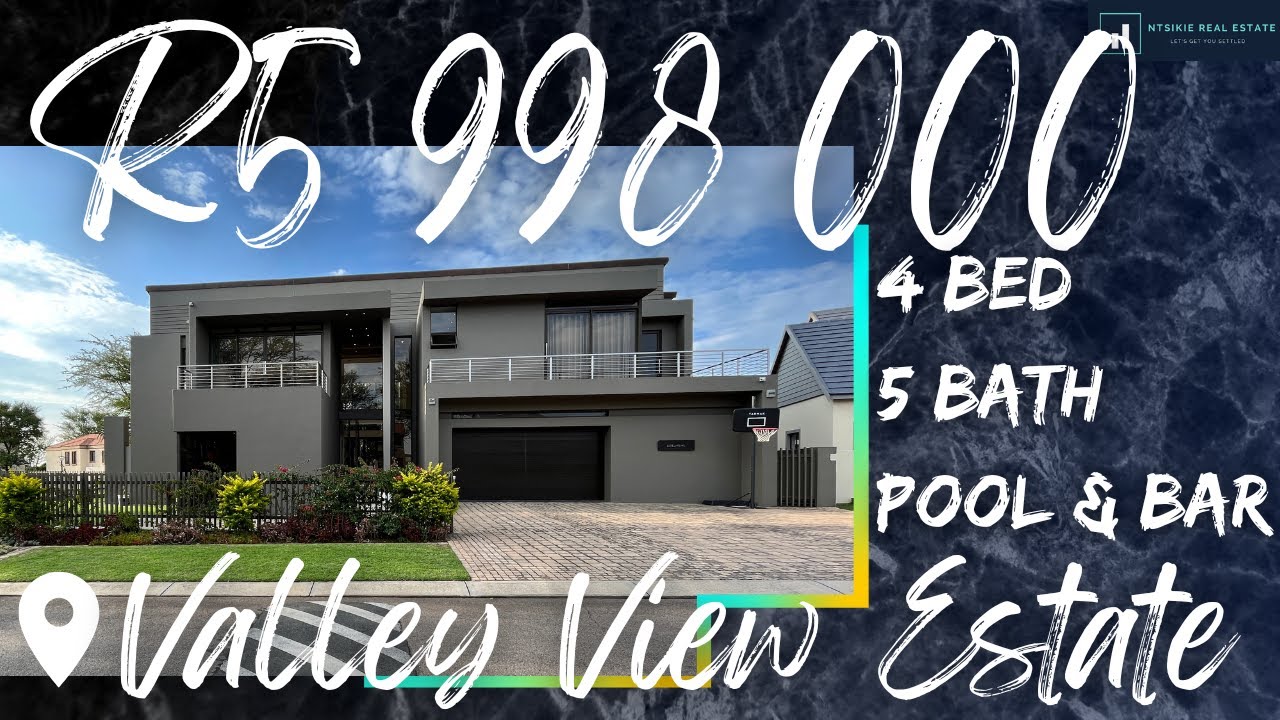4 Bed Luxury House for sale | Gauteng | Valley View Estate | R5 998 000