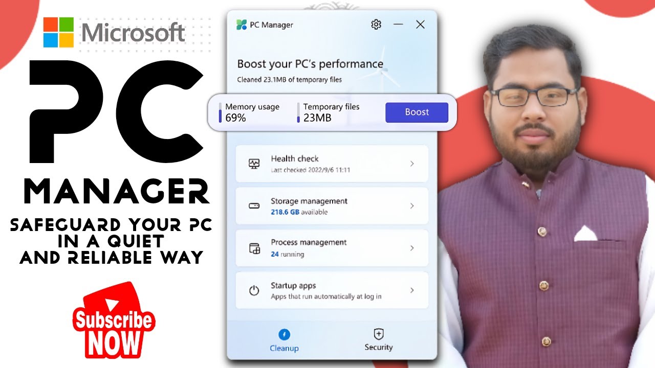 Safeguard Your PC in a Quiet and Reliable Way (PC Manager)