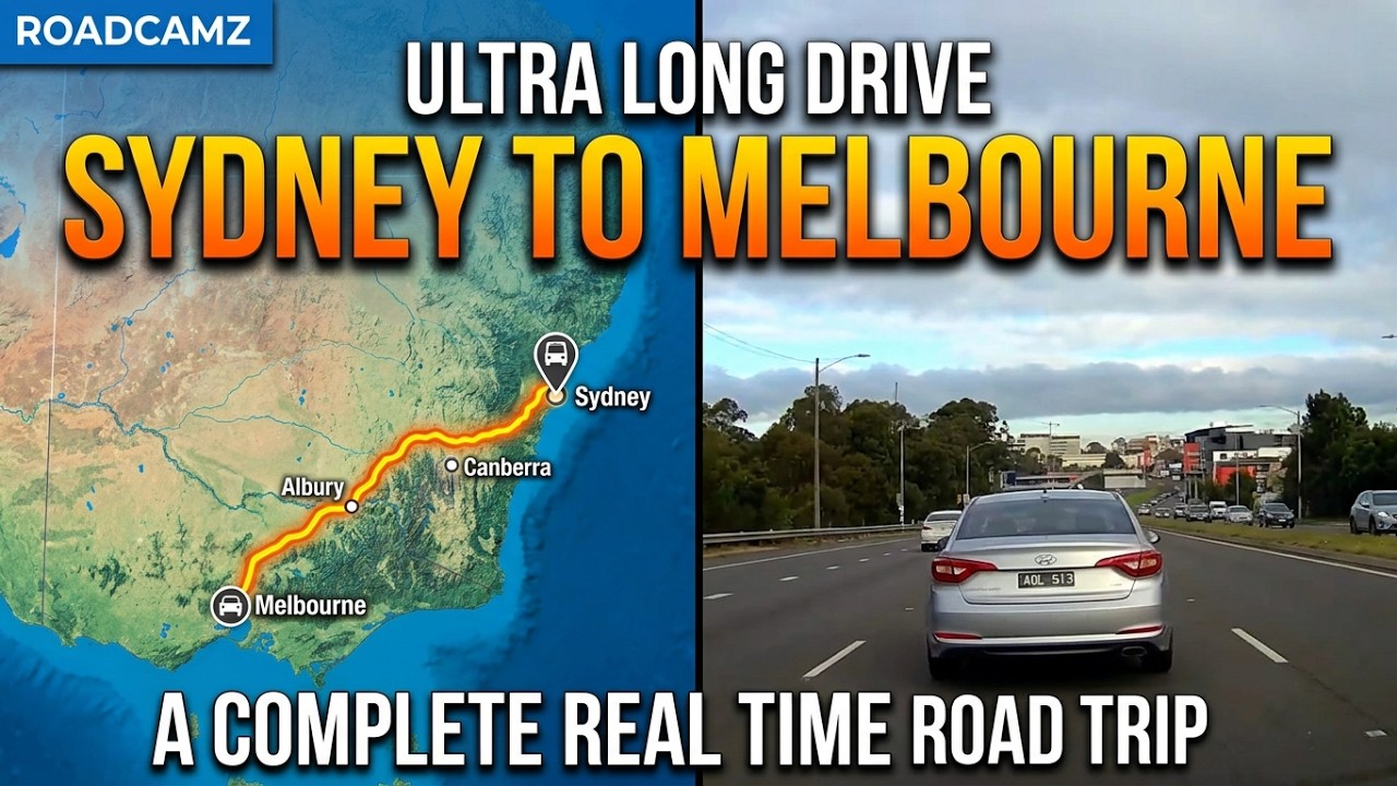 Sydney to Melbourne | A Complete Real Time Road Trip