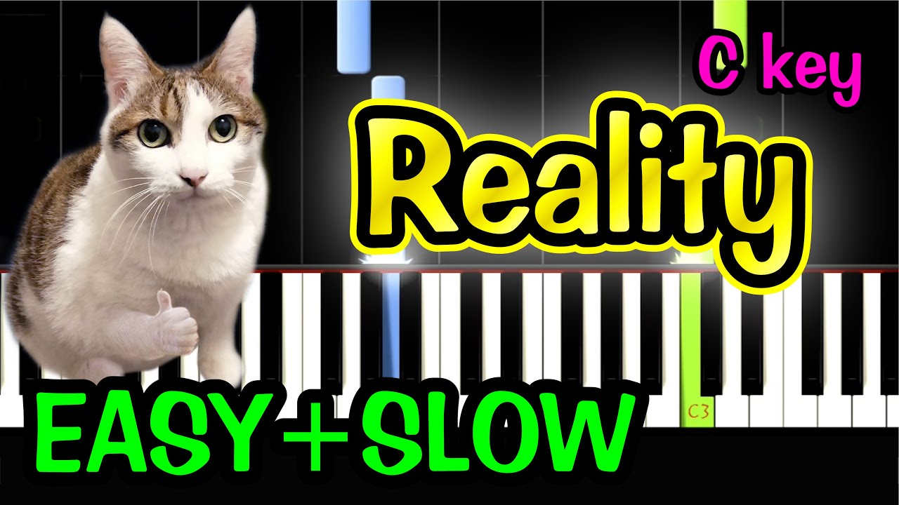 Reality (C Key) фортепиано учебник - Richard Sanderson