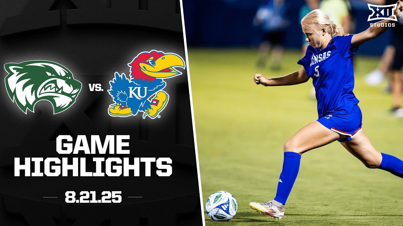 Utah Valley vs. Kansas Highlights (8.21.25) | 2025 Big 12 Women's Soccer