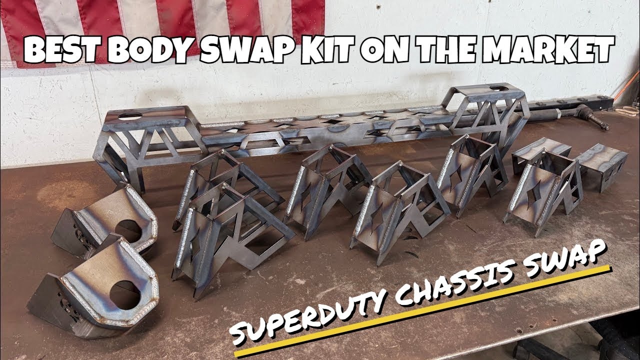 Dent side / bump side body swap kit onto superduty chassis - Old body swap kit