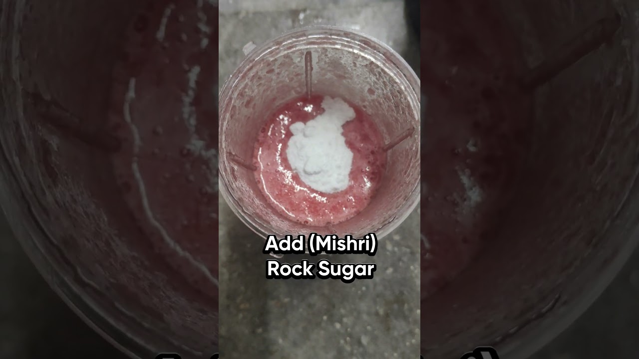 Refershing WaterMelon Juice With Mishri Rock Sugar #shorts #watermelonjuice