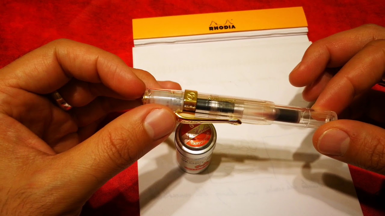 Kaweco Sport Demonstrator - J. Herbin Orange Indien