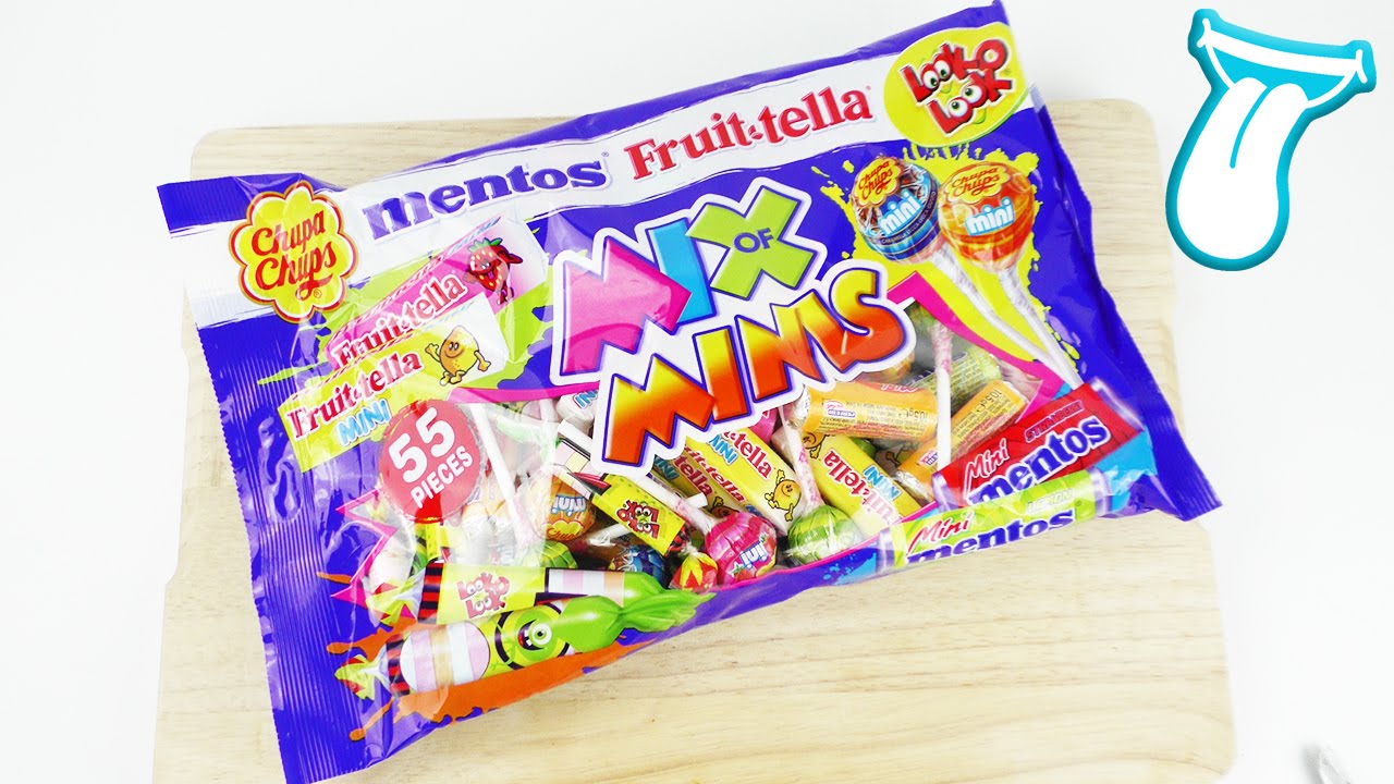 LOOK-O-LOOK MINI MIX TÜTE | MENTOS CHUPA CHUPS FRUIT-TELLA | Süßigkeiten Test