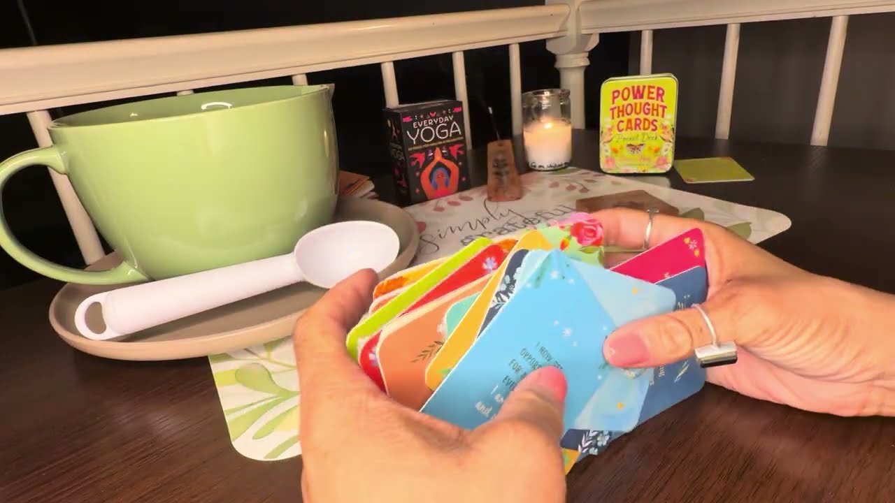 A Power Thought Card, The Frog Pose, EP, and EX.