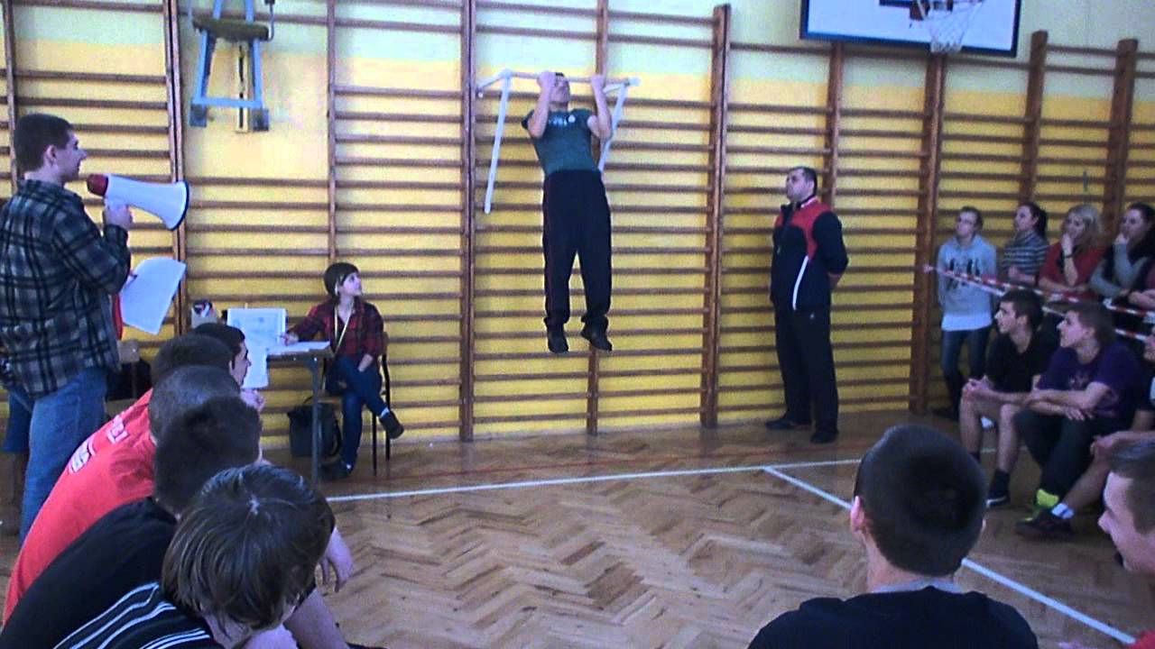 I Mistrzostwa Szkoły w Podciąganiu Na Drążku