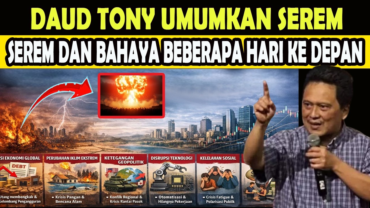 DAUD TONY UMUMKAN SEREM DAN BAHAYA BEBERAPA HARI KE DEPAN