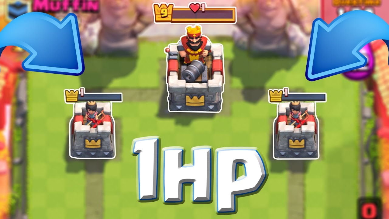 קלאש רויאל - רק HP1 לביניין! (אתגר)